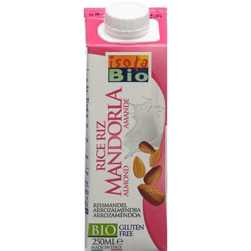 Isola Bio Mini almond rice milk Tetra 12:25 lt buy online