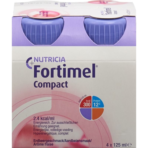 Fortimel Compact strawberry 4 Fl 125 ml buy online