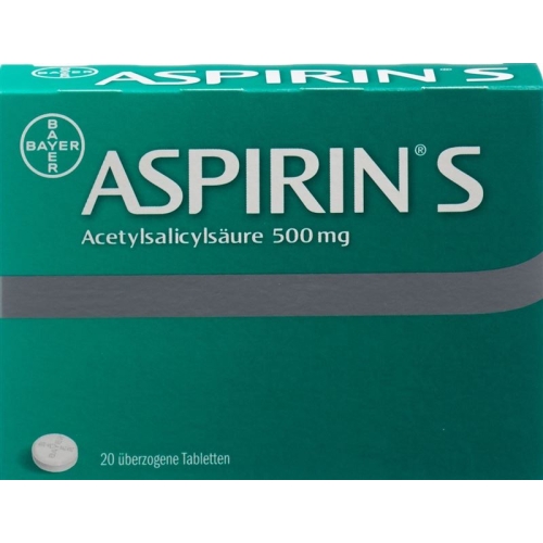 Aspirin 500 mg tbl S 20 pcs buy online