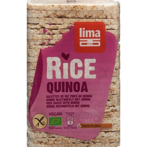 Lima rice cakes thinly with quinoa 130 g buy online