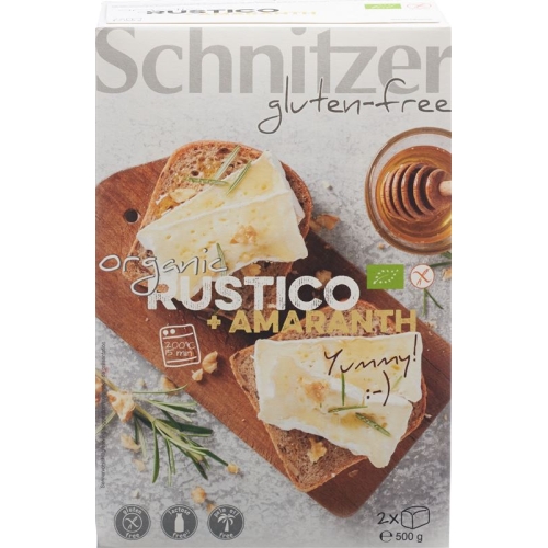 Schnitzer Organic Rustico + Amaranth 500 g buy online