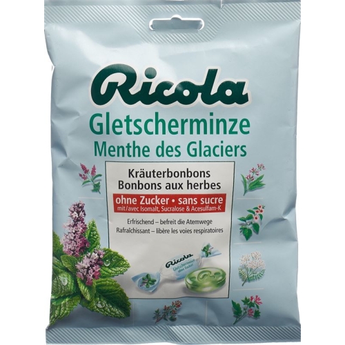 Ricola glacier mint candy without sugar bag 125 g buy online