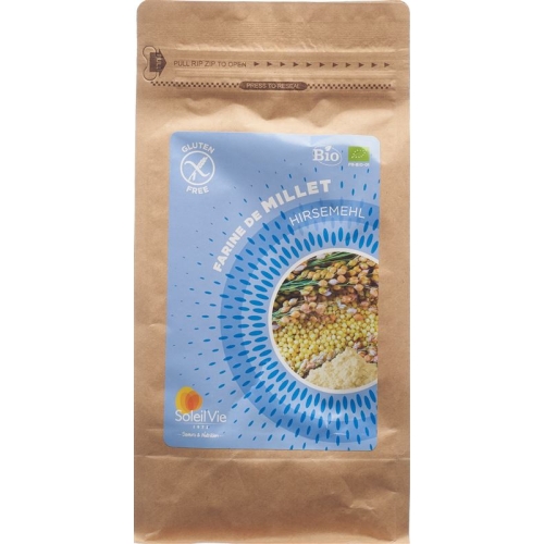 Soleil Vie millet flour organic gluten free 500 g buy online