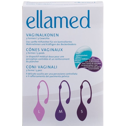 ellamed Vaginal 3 forms / 3 3 unit weights buy online