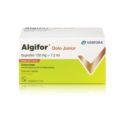 Algifor Dolo Junior Susp 150 mg / 7.5ml 18 Btl 7.5 ml buy online