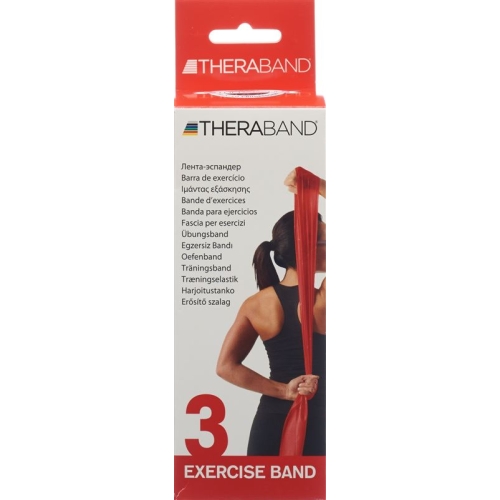 Theraband medium 2.5mx12.7cm red strong buy online