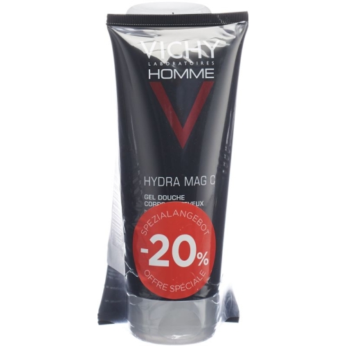 Vichy Homme Duo Shower Gel Hydra Mag C 2x 200ml buy online