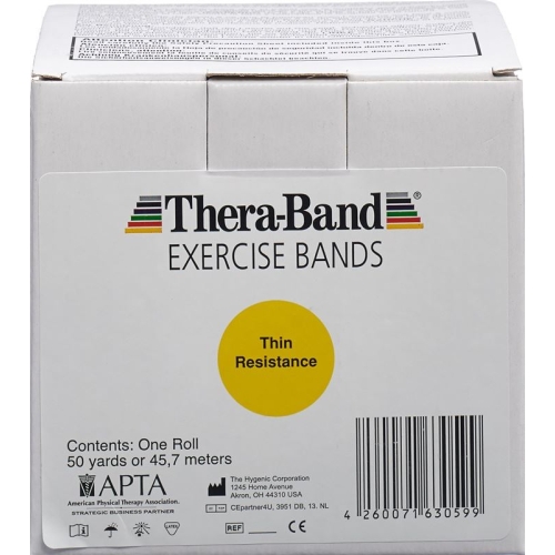 Theraband 45mx12.7cm yellow light buy online