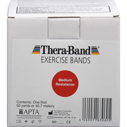 Theraband medium 45mx12.7cm red strong buy online