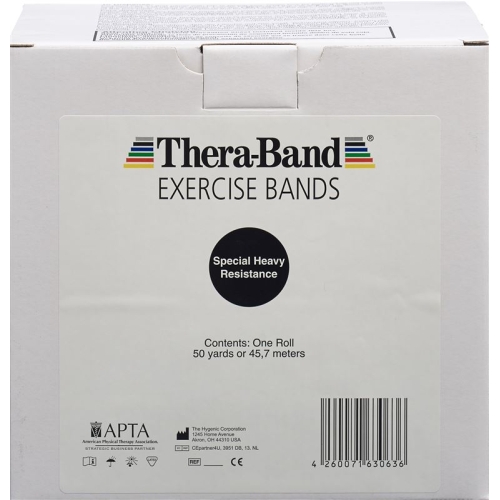 Theraband 45mx12.7cm black special strong buy online