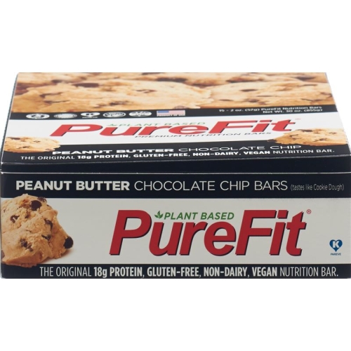 PureFit Protein Bar Chocolate Chip 100% vegan 15 x 57 g buy online