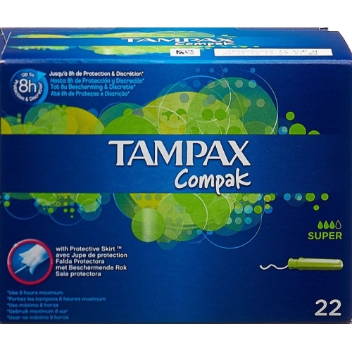 Tampax Tampons Compak Super 22 pieces buy online