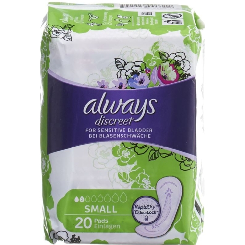 always Discreet incontinence Small 20 pcs buy online