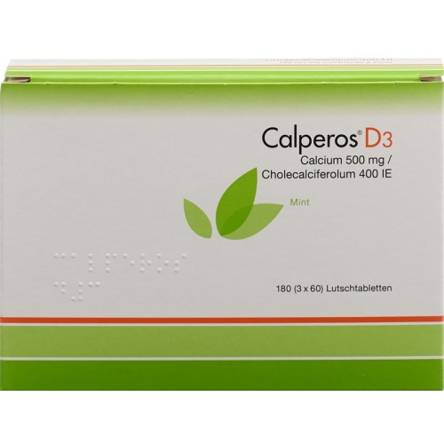 Calperos D3 Lutschtabl mint Ds 180 pcs buy online