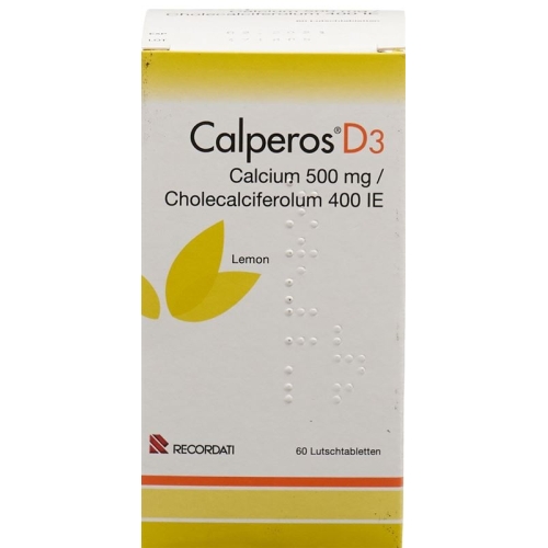 Calperos D3 Lutschtabl lemon Ds 60 pcs buy online