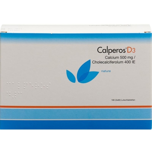 Calperos D3 Lutschtabl nature Ds 180 pcs buy online