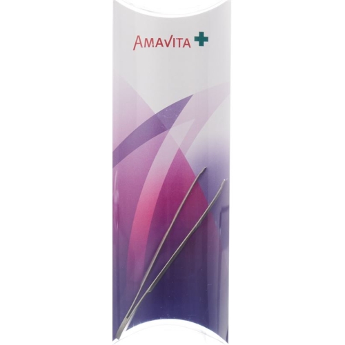 Amavita tweezers 9cm Straight Matt buy online