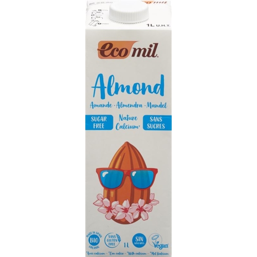 ECOMIL Almond drink with calcium lt without sugar 1 buy online