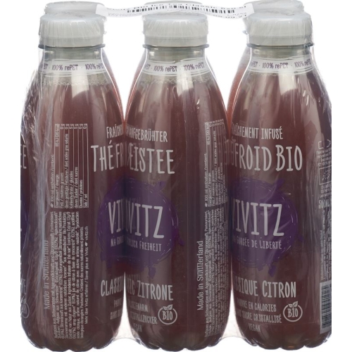 VIVITZ Organic Iced Tea Lemon Classic 6 x 0.5 lt buy online