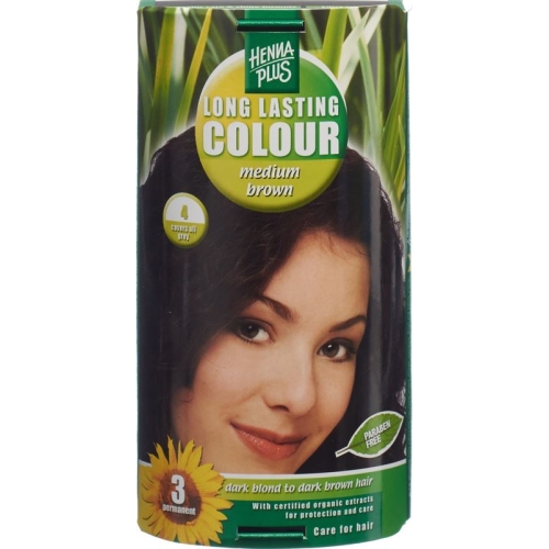 Henna Plus Long Lasting Color medium brown 4 buy online