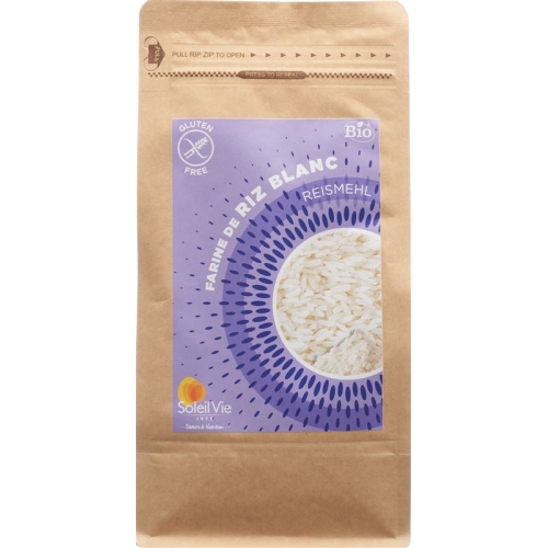 Soleil Vie rice flour organic gluten free 500 g buy online