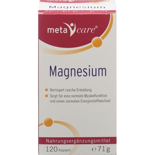 metacare magnesium Kaps 120 pcs buy online