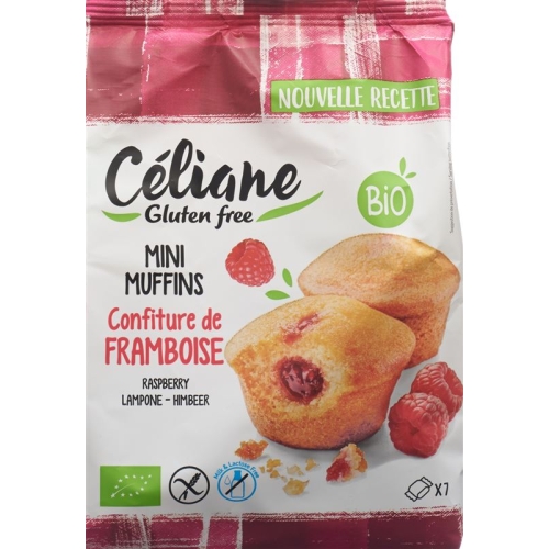 Les Recettes de Céliane mini-muffins raspberry filling Gluten Free Organic 200 g buy online