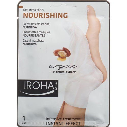 Iroha Hands&feet Foot Mask Socks Nour 2x 9 Stück buy online