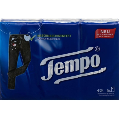 Tempo handkerchiefs Classic 6 x 10 pcs buy online