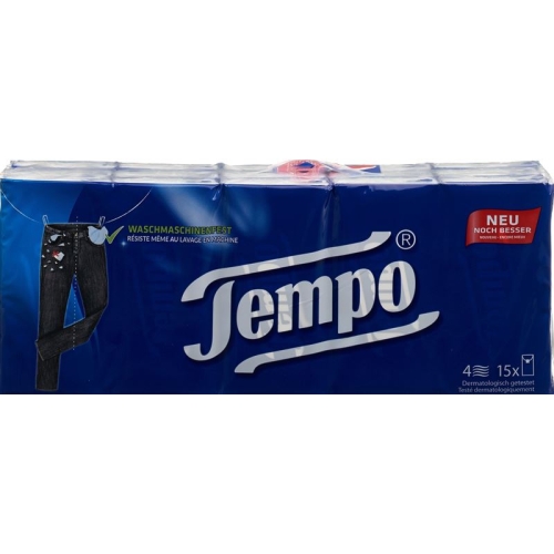 Tempo handkerchiefs Classic 15 x 10 pcs buy online