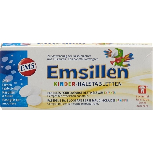 Emsillen children Halstabletten with vanilla 20 pcs buy online