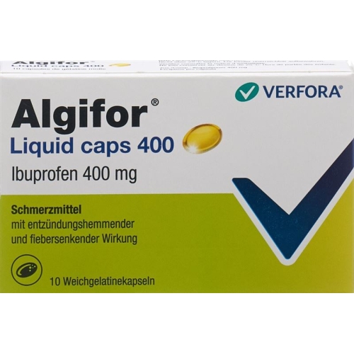 Algifor Liquid Caps 400 mg 10 pcs buy online