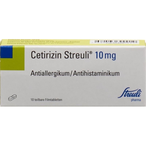 Cetirizine Streuli Filmtabl 10 mg 10 pcs buy online