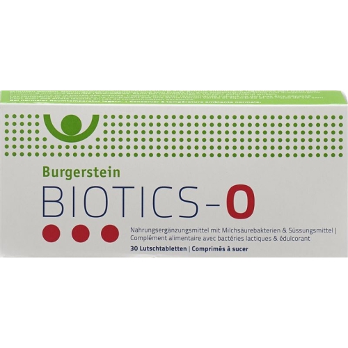 Burgerstein Biotics-O tablets Blist 30 pieces buy online