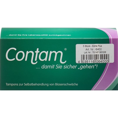 Contam Vaginaltampon 40mm Extra Plus special size 5 pcs buy online