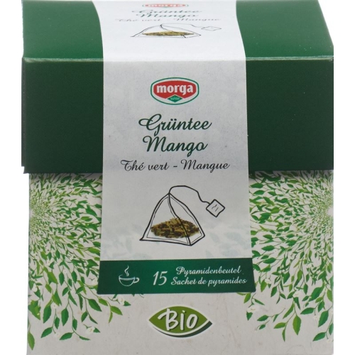 Morga Mango Grüntee Pyramide Bio 15 Stück buy online