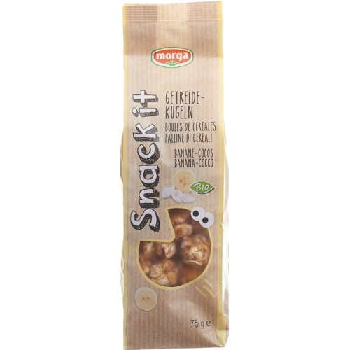 Morga snack it cereal balls Banana Coconut Bio 75 g buy online