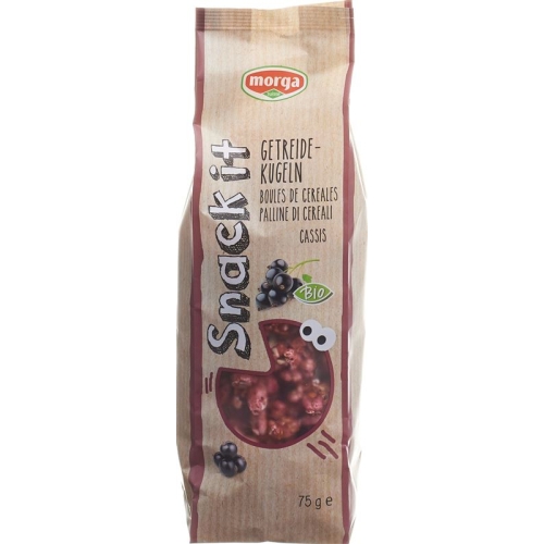 Morga snack it cereal balls Cassis Bio 75 g buy online