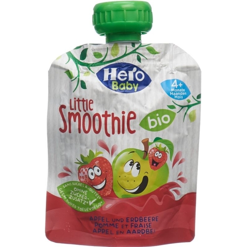 Hero Baby Organic Smoothie apple strawberry Btl 90 g buy online