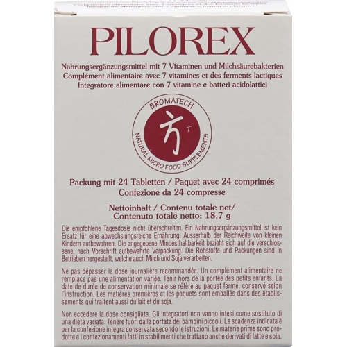 PILOREX Bromatech Tabs Blist 24 pcs buy online