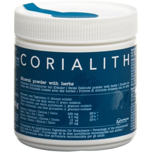 Corialith Swiss dolomite powder with herb Ds 250 g buy online