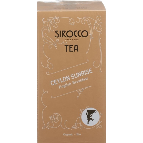 Sirocco Ceylon tea bags Sunrise 20 pcs buy online