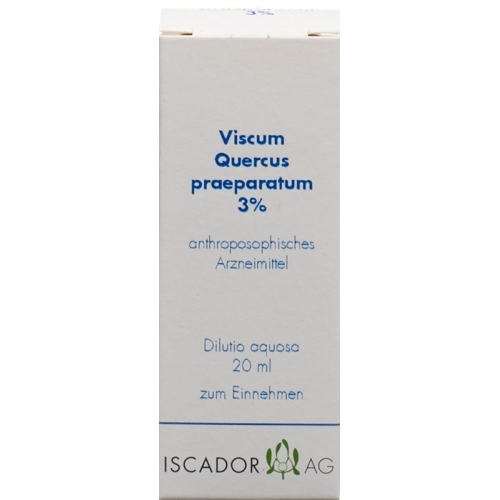 Iscador Viscum Quercus Praeparatum 3% Dilutio aquosa 20 ml buy online