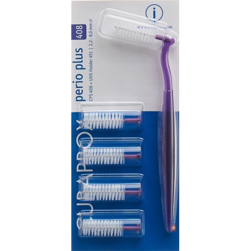 Curaprox CPS 408 perio plus 5 interdental brush + holder buy online