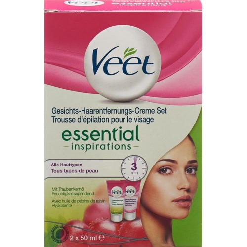 Veet Hair Removal Set Face 2 x 50 ml buy online