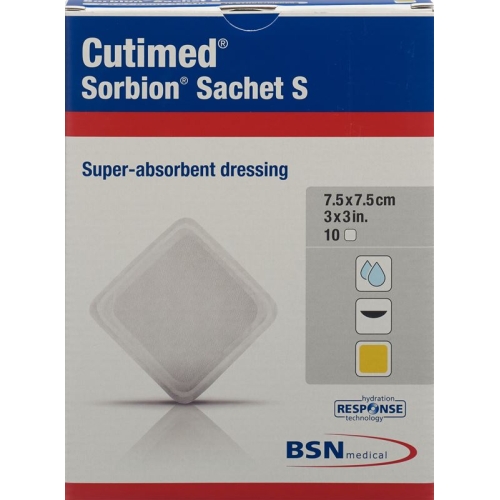 Cutimed Sorbion Sachet S 7.5x7.5cm 10 Stück buy online