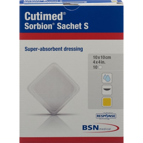 Cutimed Sorbion Sachet S 10x10cm 10 Stück buy online