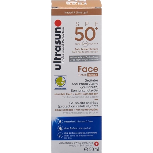 Ultrasun Face Tinted SPF 50+ Honey 50ml buy online