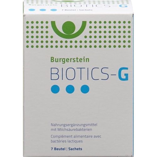 Burgerstein Biotics-G Plv Btl 7 pieces buy online