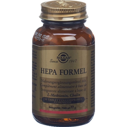 Solgar Hepa Formel Tabletten Flasche 50 Stück buy online